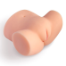 Мастурбатор-напівторс з вібрацією Real Body Real Tess, вагіна та анус, 18х15 см
