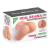 Мастурбатор-напівторс з вібрацією Real Body Real Briana, вагіна та анус, 25х18 см