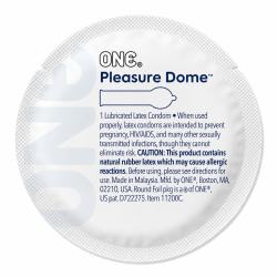 Презерватив ONE Pleasure Dome з розширеною голівкою, 1 шт Презерватив ONE Pleasure Dome з розширеною голівкою, 1 шт