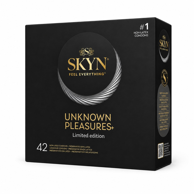 Презервативи SKYN Unknown Pleasures безлатексні, набір 42 шт