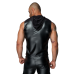 Чоловіча безрукавка з капюшоном Noir Handmade H062 Hooded Shirt, XXL, мокрий ефект