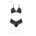 Комплект Passion KERRIA BIKINI black, бралетт і трусики-бікіні