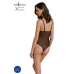 Боді Passion Kerria Body black, S/M, з верхом балконет