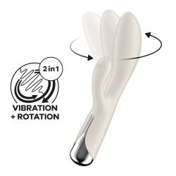 Вібратор-кролик з ротацією Satisfyer Spinning Rabbit 1, 3 мотори