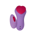Вібратор в трусики FairyGasm HeartGem violet, на магніті, з пультом ДУ