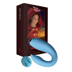 Вібратор для пар FairyGasm PleasureBerry Blue із зарядним кейсом та пультом ДУ