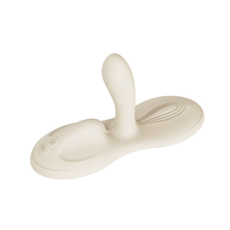 Sit-on-top смарт-вібратор Zalo Flora Smart Vibrating Pad, Ivory White