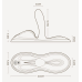 Sit-on-top смарт-вібратор Zalo Flora Smart Vibrating Pad, Ivory White