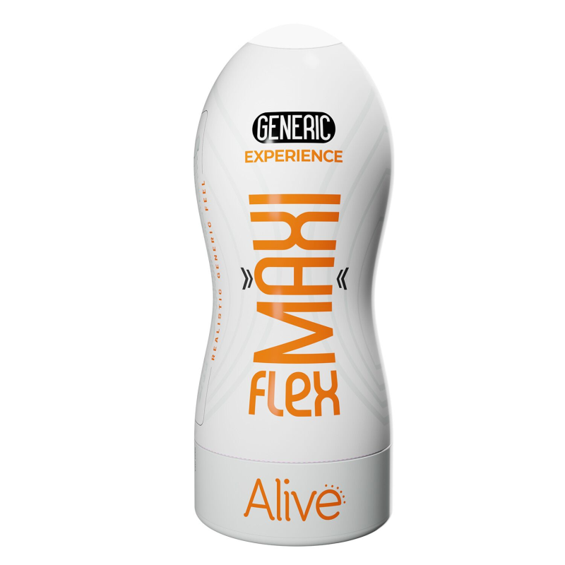 Мастурбатор Alive Maxi Flex L Generic з рельєфним каналом