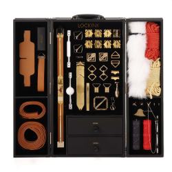 БДСМ-набір LOCKINK All-in-1 BDSM Play Kit, коричневий