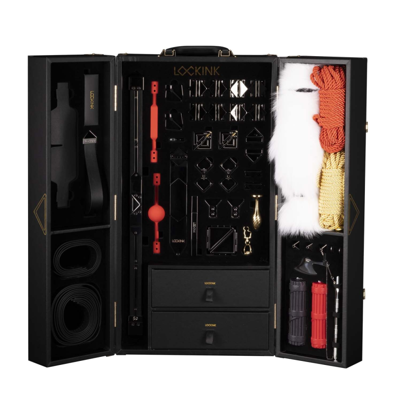 БДСМ-набір LOCKINK All-in-1 BDSM Play Kit, чорний