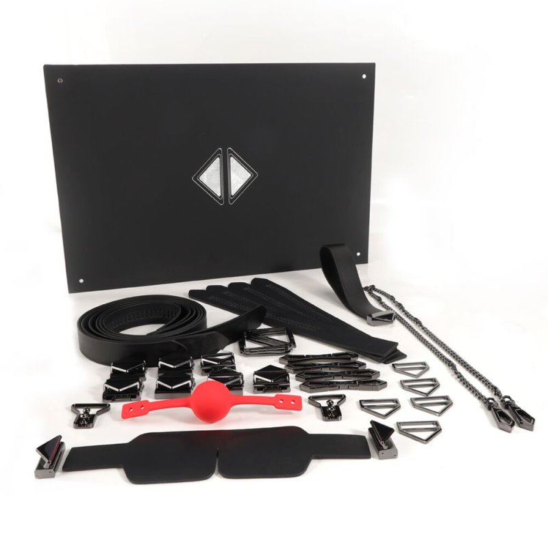 БДСМ-набір LOCKINK Bondage & Restraint Set із натуральної шкіри