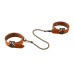 Набір для бондажа LOCKINK 8-Bondage-Straps Restraint Set, коричневий, 8 ременів зі шкіри