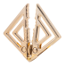 Затискачі для сосків з підвіскою LOCKINK Adjustable Nipple Clamps with Light Pendant, золотисті