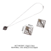 Затискачі для сосків з підвіскою LOCKINK Adjustable Nipple Clamps with Light Pendant