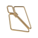 Затискачі для сосків LOCKINK Minimalism Nipple Clamps, золотисті