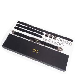 Фіксатор-розпірка LOCKINK Adjustable Spreader Bar Set, шкіряна, з ремінцями для шиї, рук і ніг