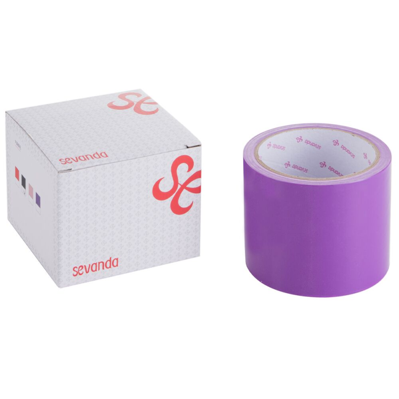Скотч для бондажа LOCKINK SEVANDA Electrostatic Tape, фіолетовий, 16 м