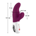 Вібратор-кролик Fun Factory MISS BI grape/white