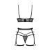 Комплект білизни Obsessive Blomentis 3-pcs, XL/2XL