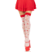 Панчохи Leg Avenue Polka Dot Mushroom Thigh Highs, One Size