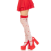 Панчохи Leg Avenue Polka Dot Mushroom Thigh Highs, One Size