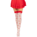 Панчохи Leg Avenue Polka Dot Mushroom Thigh Highs, One Size