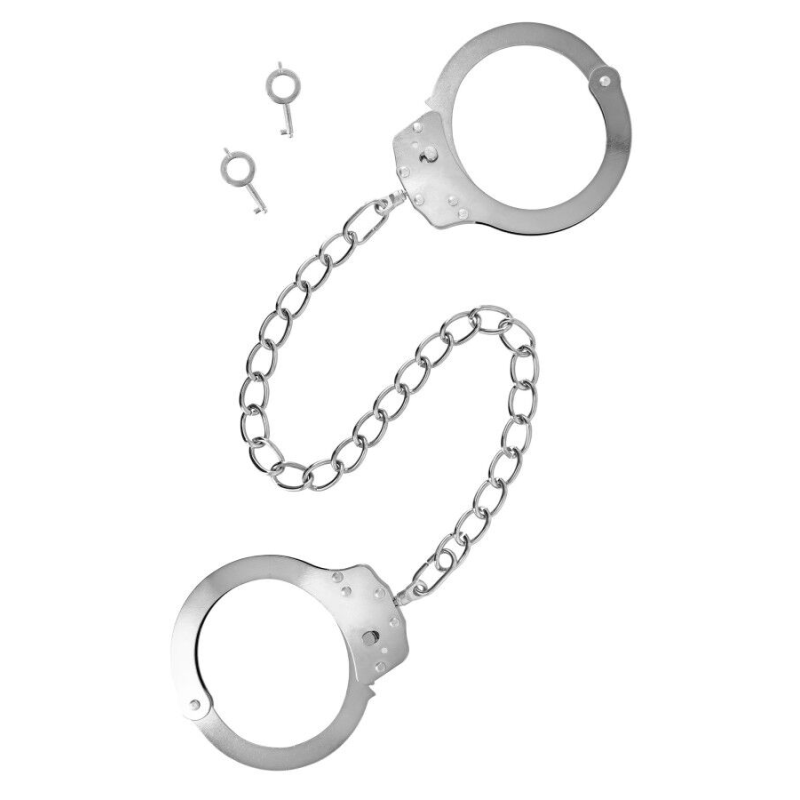 Металеві поножі Fetish Tentation Adjustable metal ankle cuffs