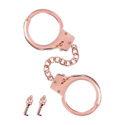 Металеві наручники Fetish Tentation Premium Chick, рожеве золото