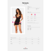 Сорочка Obsessive Bellastia chemise & thong, XS/S