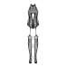 Бодистокинг Obsessive Bodystocking F240, XL/XXL, чорний