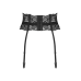 Пояс для панчіх Obsessive Nutris garter belt, XL/2XL, мереживний, з довгими пажами