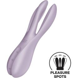 Кліторальний вібратор Satisfyer Threesome 2 Violet Кліторальний вібратор Satisfyer Threesome 2 Violet