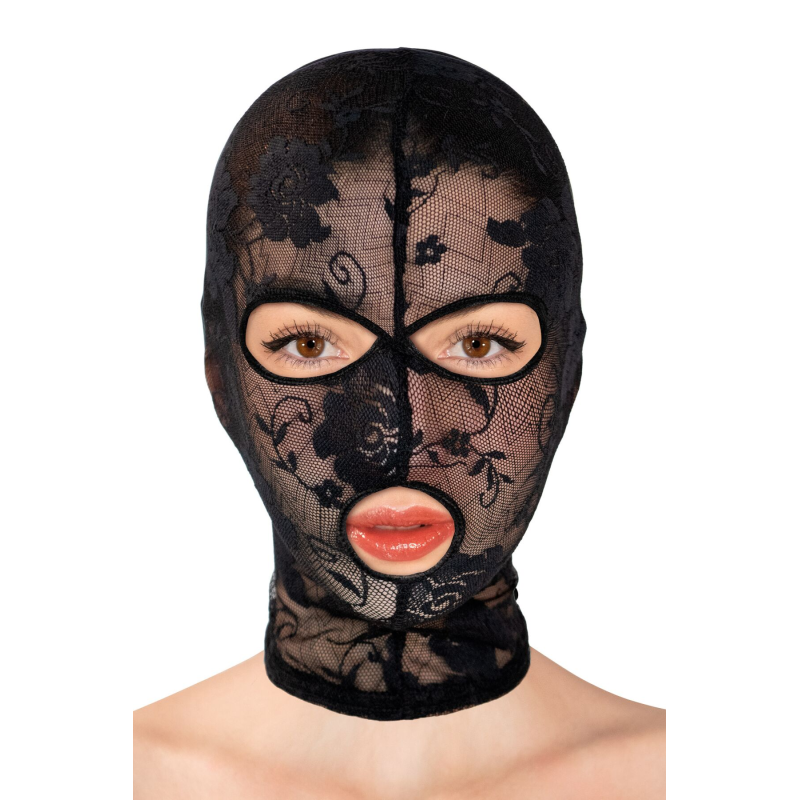 Капюшон Fetish Tentation Patterned Fishnet Hood, ажурна сітка
