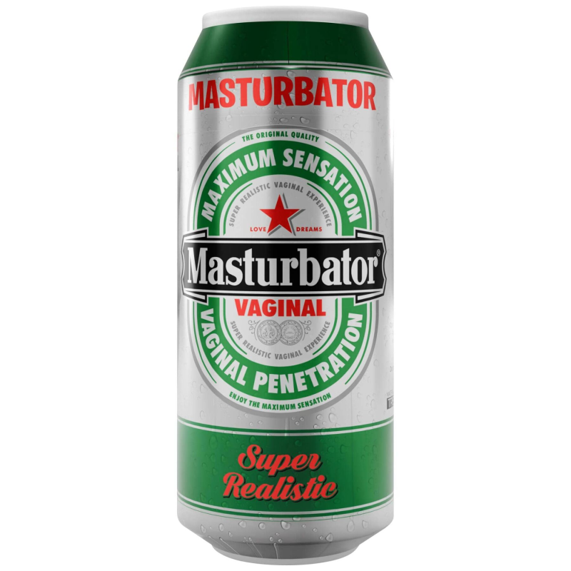 Мастурбатор-вагіна Alive Heineken Vagina II у формі банки пива