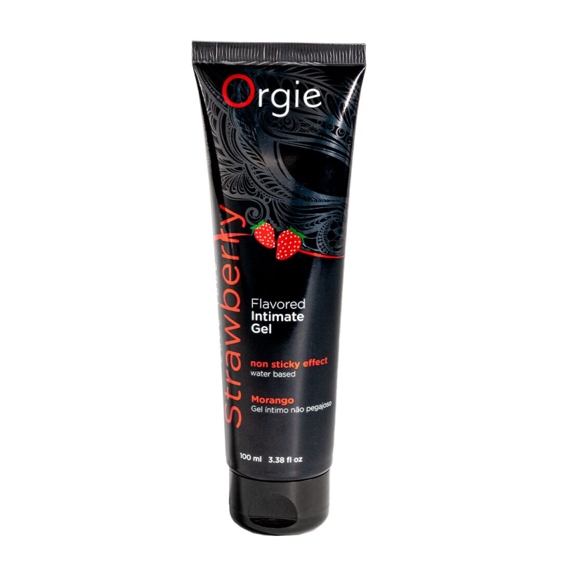 Лубрикант на водній основі Orgie Lube Tube Strawberry, 100 мл, зі смаком і ароматом полуниці
