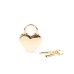 Замочок-сердечко Liebe Seele Heart Shape Padlock Gold (2 шт)