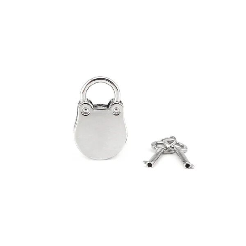 Замочок Liebe Seele Frog Shape Padlock Silver, 2 шт