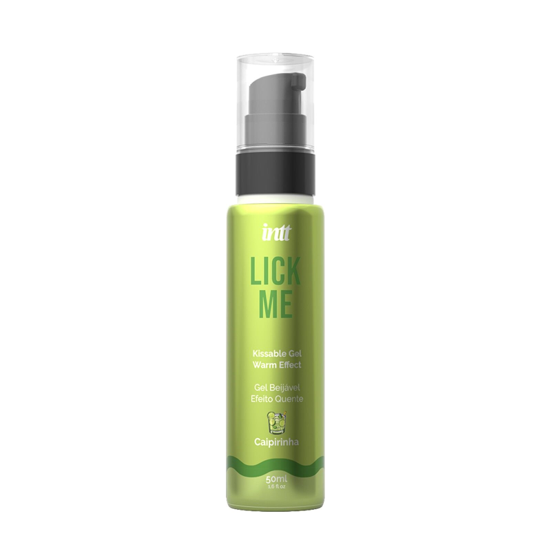 Гель для оральних пестощів з ефектом тепла INTT Lick Me Kissable Gel Caipirinha 50 мл