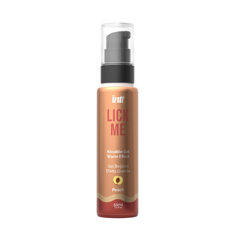 Гель для оральних пестощів із зігрівальним ефектом Intt Lick Me Kissable Gel Peach 50 мл