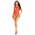 Боди-сетка Leg Avenue Net snap crotch tank bodysuit, Red, One Size