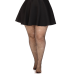 Колготки Leg Avenue Rhinestone micro net tights Plus size, чорні, дрібна сітка зі стразами