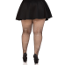 Колготки Leg Avenue Rhinestone micro net tights Plus size, чорні, дрібна сітка зі стразами