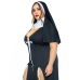 Костюм монашки-грешниці Leg Avenue Sultry Sinner 1X-2X (плаття, головний убір, комір)