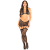 Комплект бра та спідниця з панчохами Leg Avenue One Size, Black
