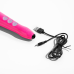 Вібромасажер DOXY Die Cast 3R Hot Pink, металевий корпус, акумуляторний
