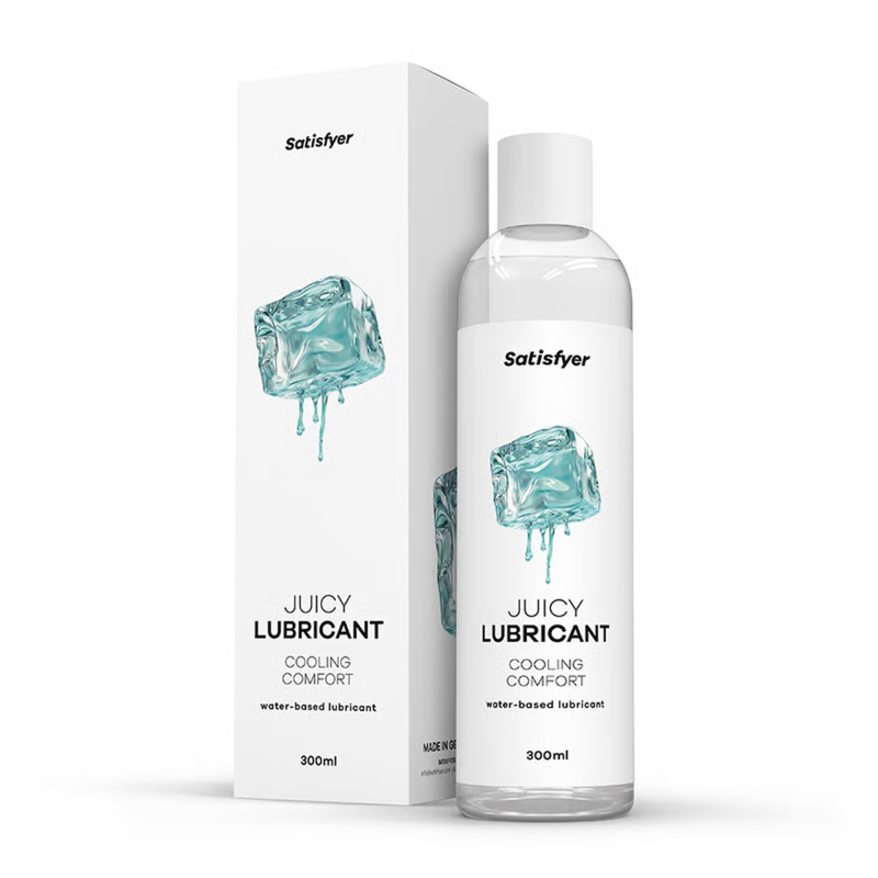 Лубрикант на водній основі Satisfyer Juicy Lubricant Cooling Comfort, 300 мл
