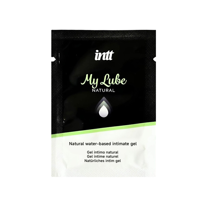 Пробник лубриканта на водній основі Intt My Lube Natural, 2 мл