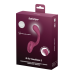 Вагінально-кліторальний вібратор Satisfyer G for Goddess 2 Wine Red