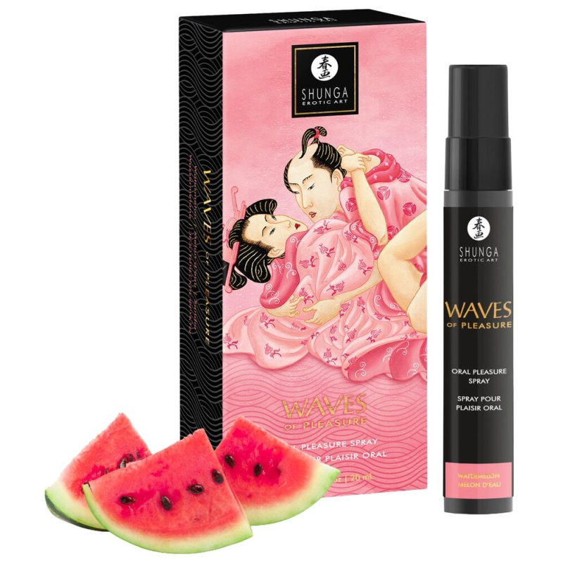 Спрей для посилення слиновиділення Shunga Waves of Pleasure, кавун